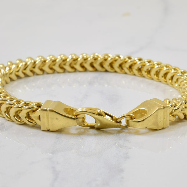 Double Link Heavy Curb Chain Bracelet | 8