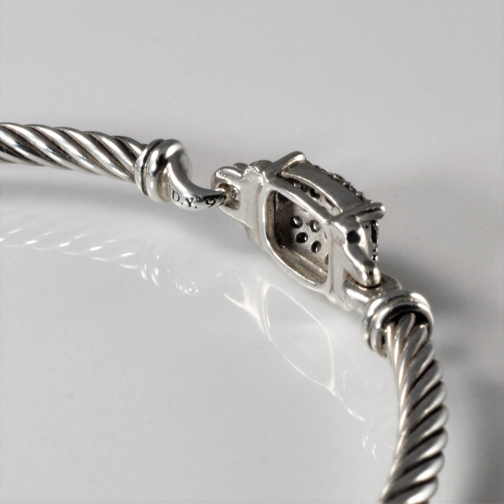 'David Yurman' Petite Wheaton Bracelet | 0.30ctw | 6