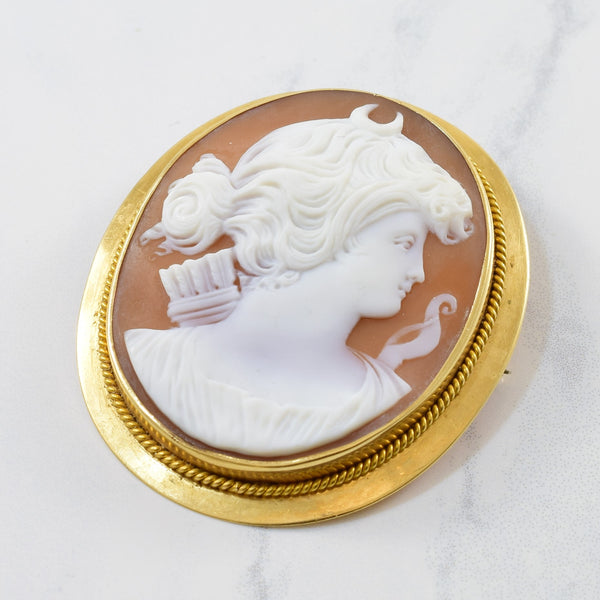 Intricate Edwardian Cameo Brooch/Pendant | 30.00 ct |