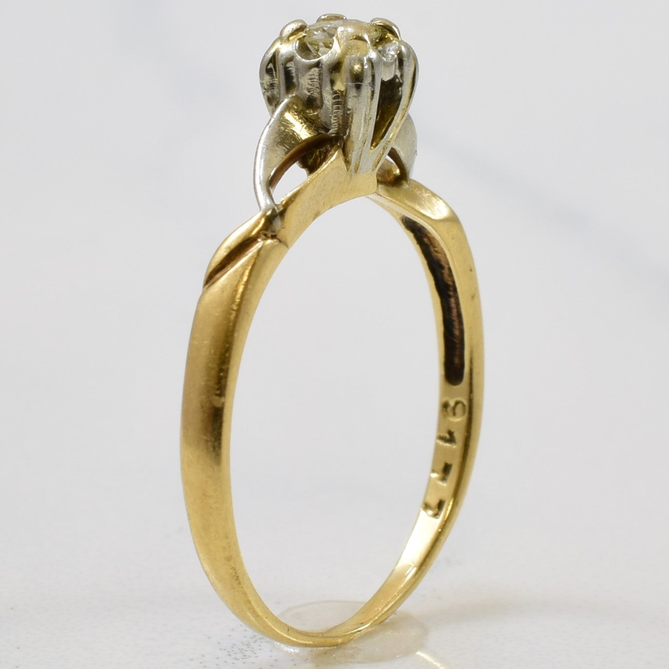 Retro Diamond Ring | 0.08ct | SZ 4.75 |