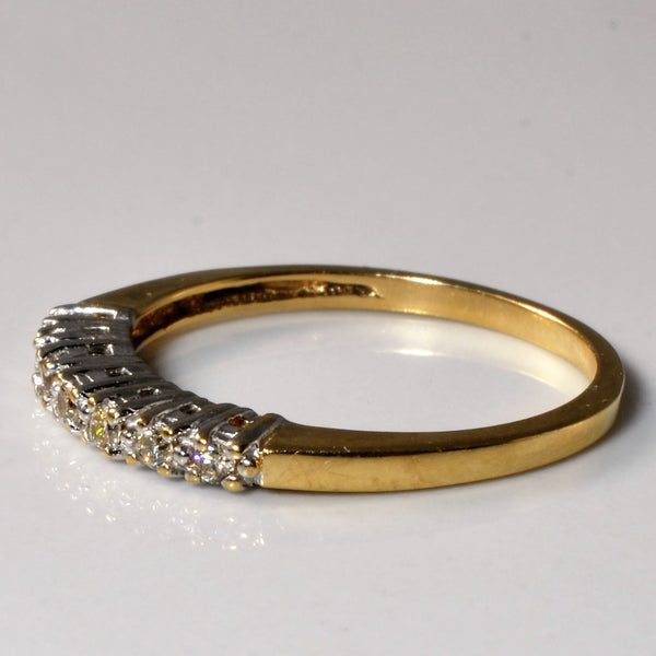 Pave Set Diamond Ring | 0.11ctw | SZ 6.75 |