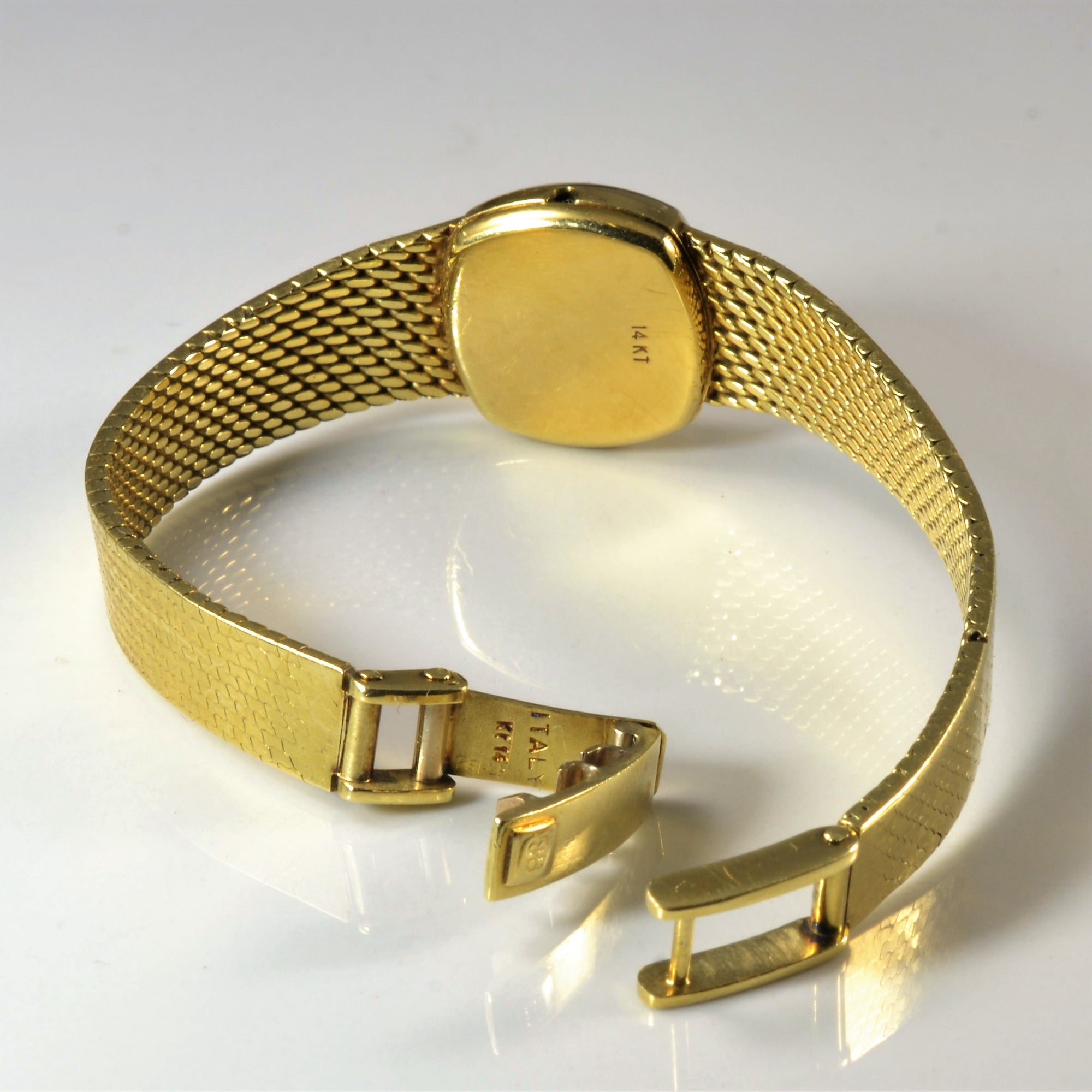'Birks' 14k gold watch