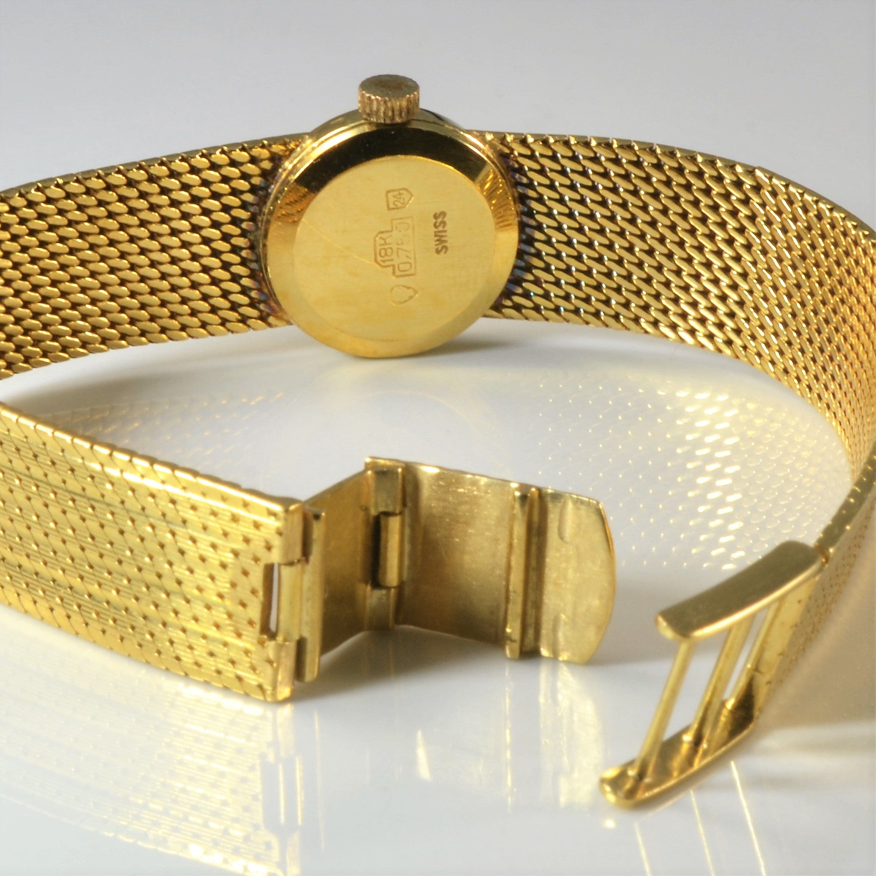 'Optima' 18k Yellow Gold Watch | 7