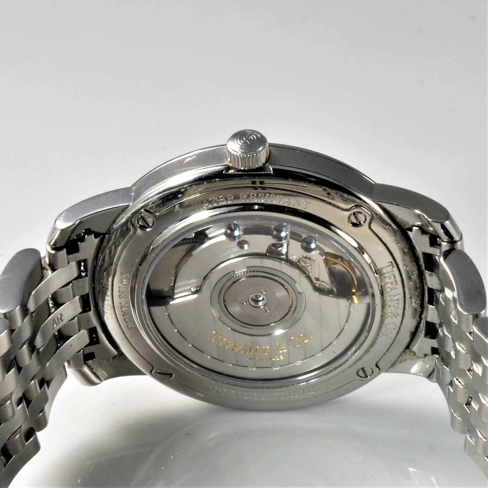 'Tiffany & Co.' Stainless Steel Watch