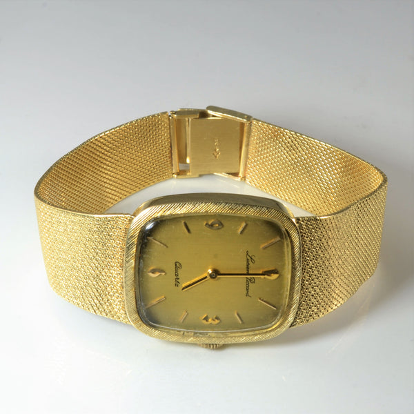 'Lucien Piccard' Vintage Yellow Gold Watch | 7.5