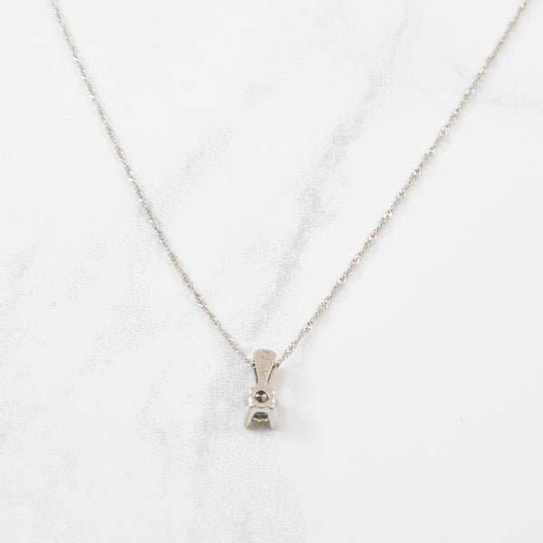 Solitaire Diamond Necklace | 0.03ct | 20