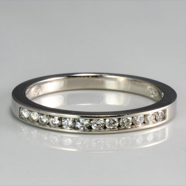 Channel Diamond Semi Eternity Band | 0.24 ctw, SZ 5.5 |