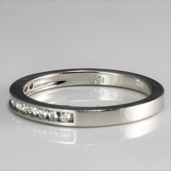 Channel Diamond Semi Eternity Band | 0.24 ctw, SZ 5.5 |