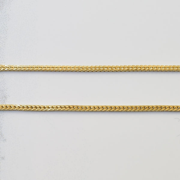 10k Yellow Gold Wheat Chain | 16