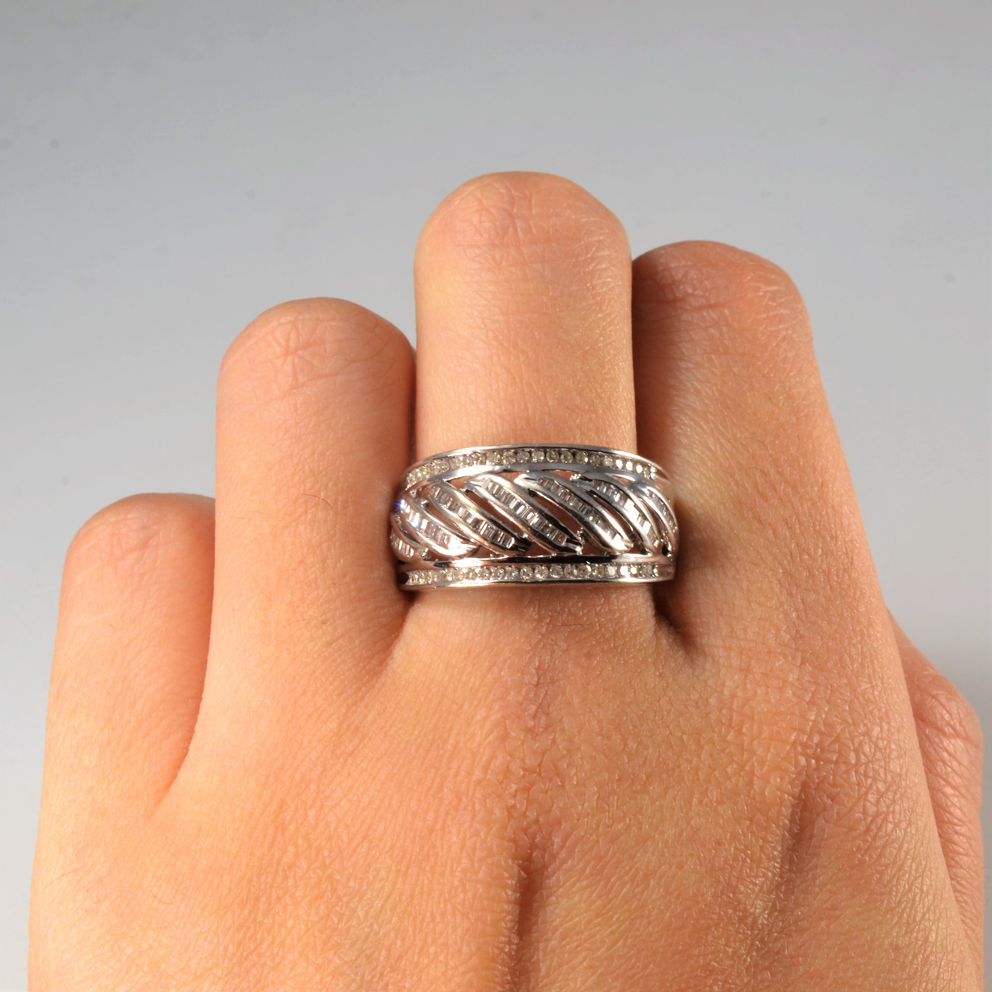 Channel Set Baguette Diamond Ring | 0.41ctw | SZ 9.25 |