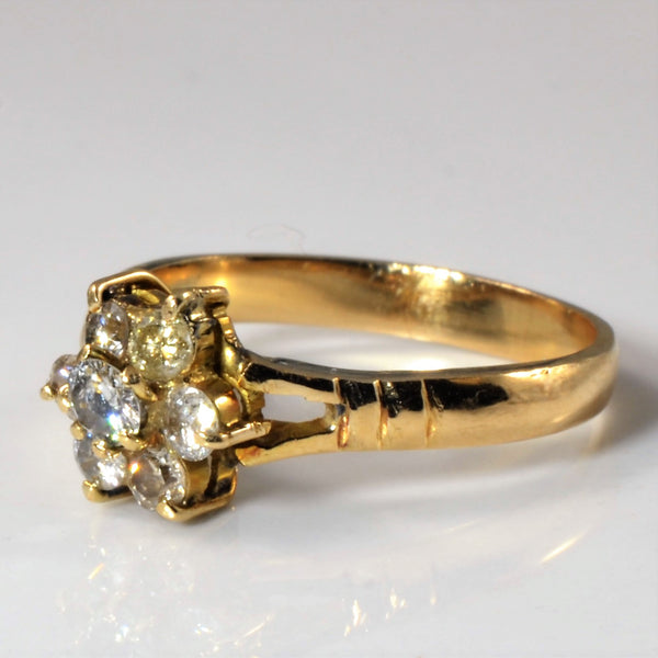 Edwardian Diamond Cluster Ring | 0.40ctw | SZ 6.25 |