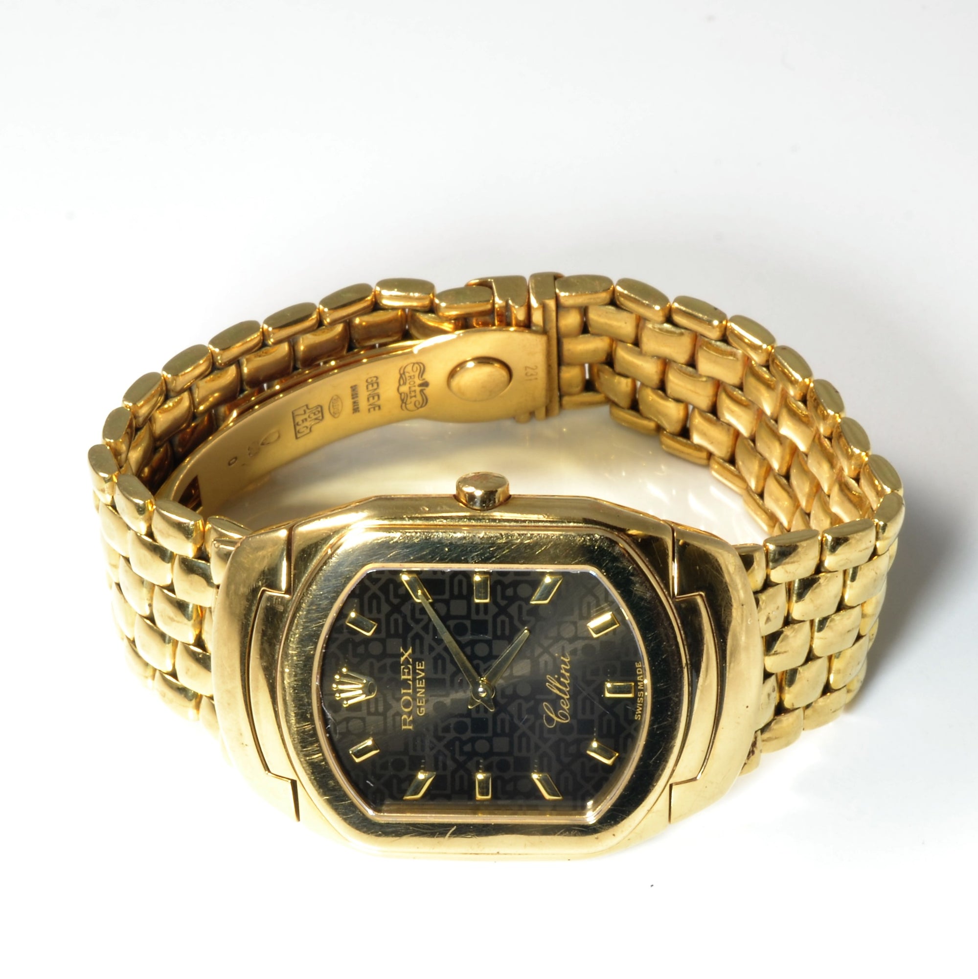 'Rolex' Solid Gold Cellini Watch | 7