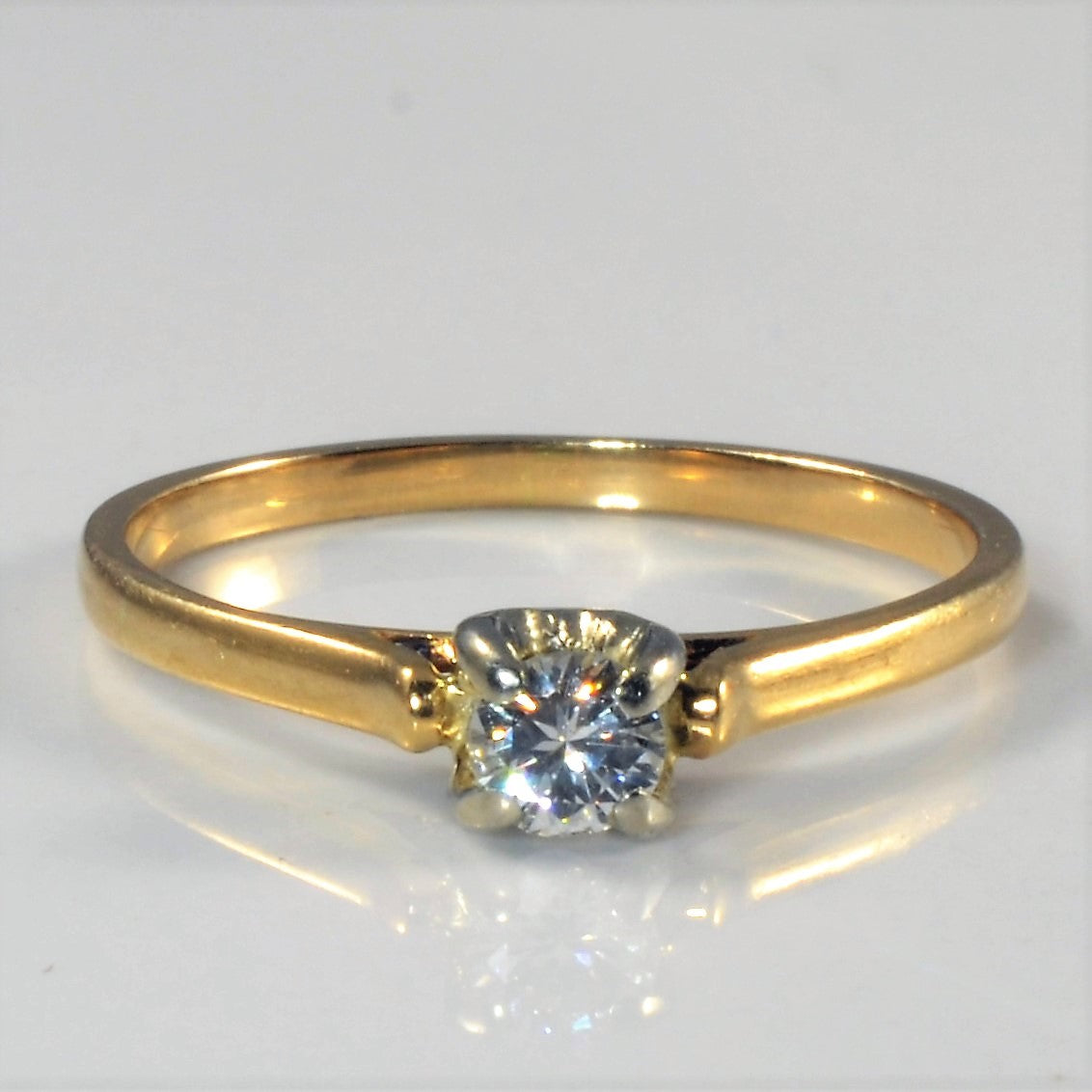 Solitaire Diamond Ring | 0.17ct | SZ 6.5 |