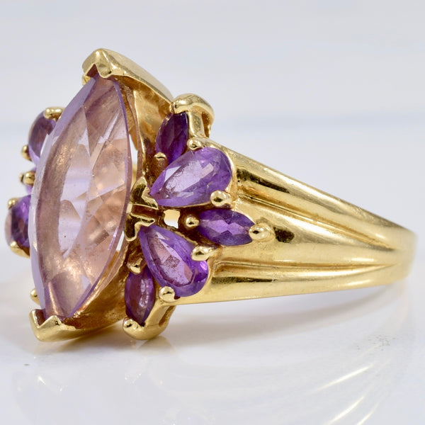 Amethyst Cluster Ring | SZ 10.25 |