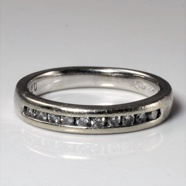 Channel Diamond Band | 0.20ctw | SZ 5.75 |