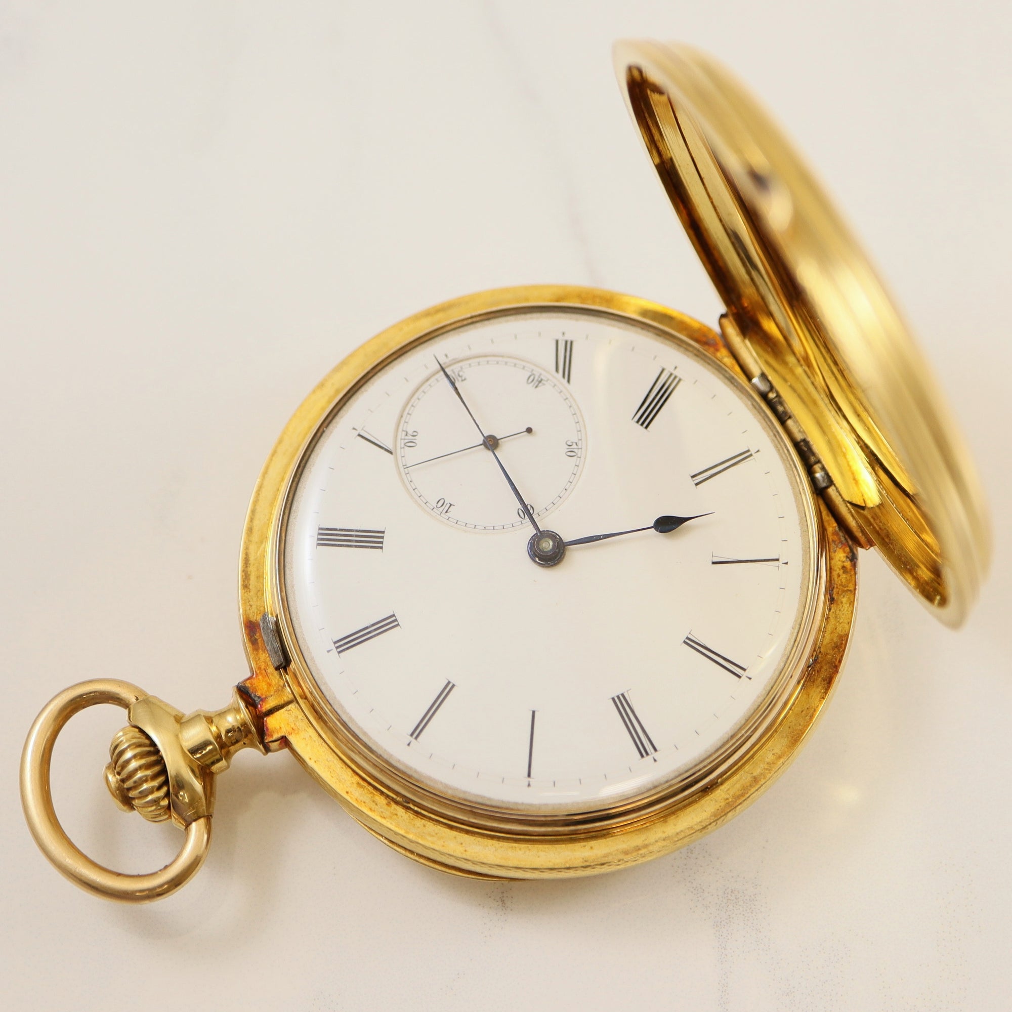 1870s Yellow Gold Pocket Watch |