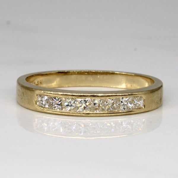 Princess Cut Diamond Channel Band | 0.30ctw | SZ 6.75 |