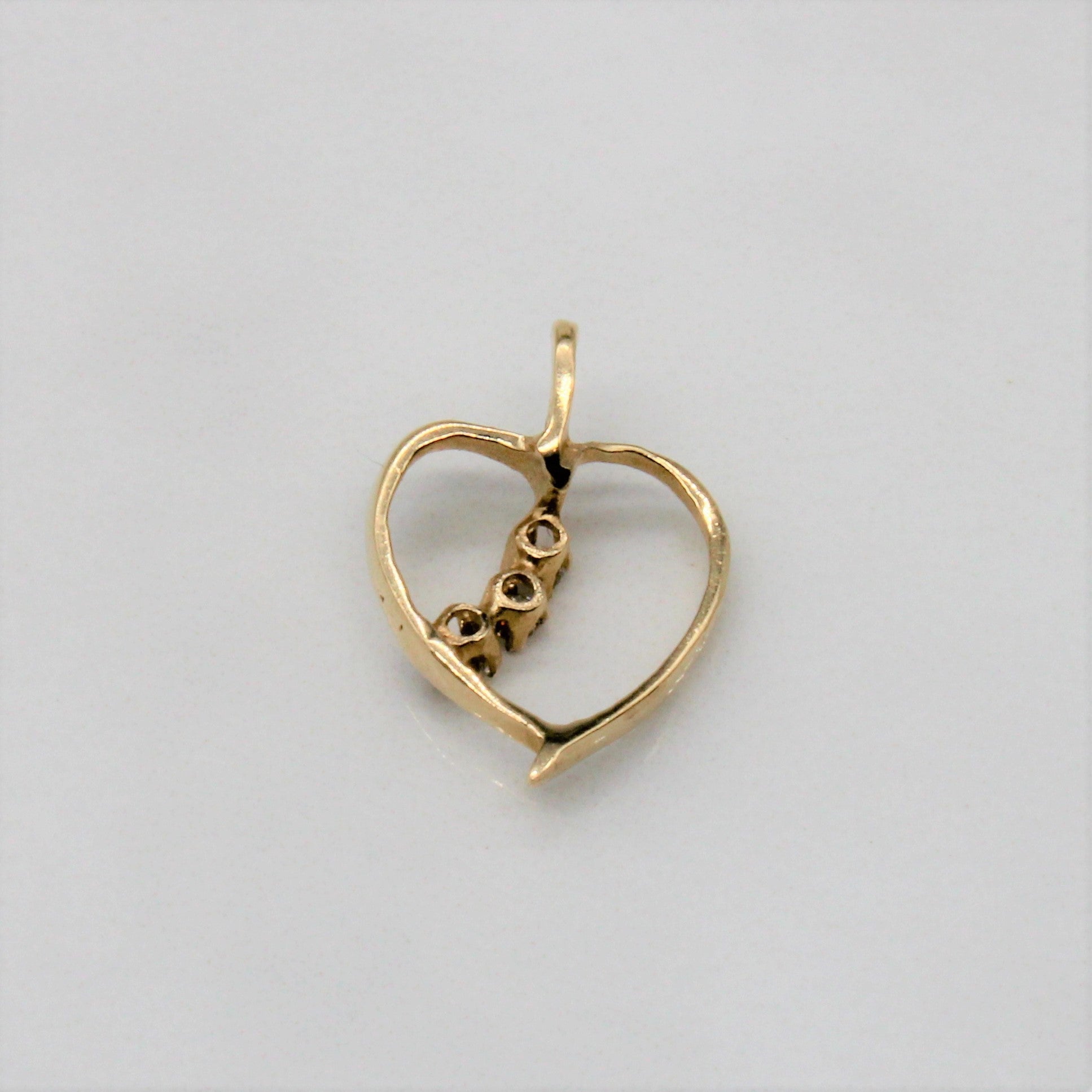 Diamond Heart Charm | 0.05ctw |