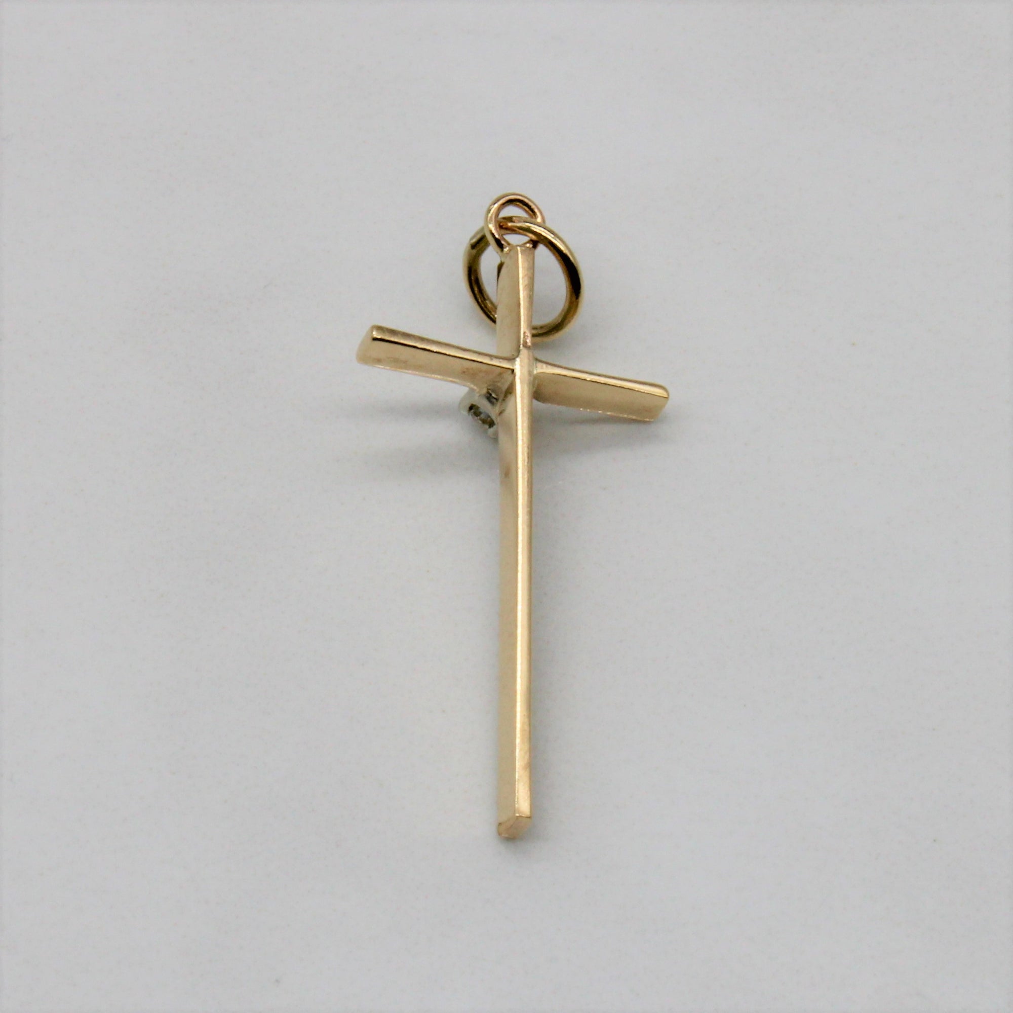 Diamond Cross Pendant | 0.02ct |