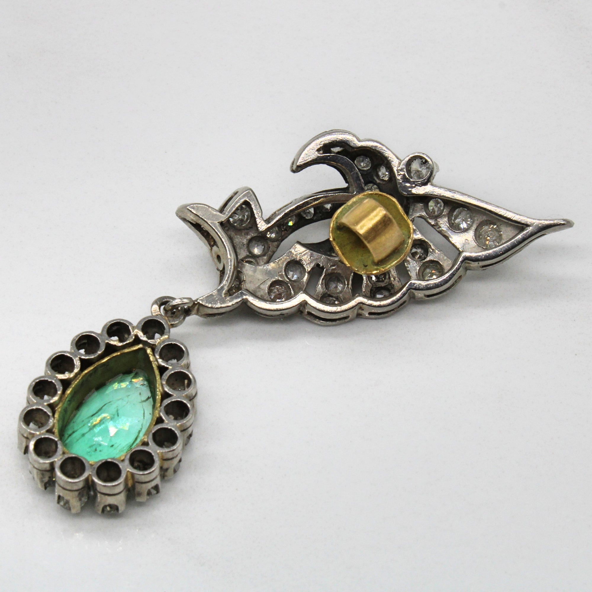 Art Nouveau Colombian Emerald Jewelry Suite | 7.70ctw, 5.80ctw | 19