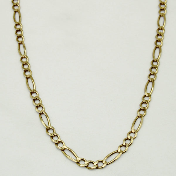 10k Yellow Gold Figarucci Chain | 19