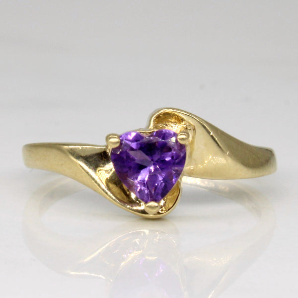 Amethyst Heart Ring | 0.34ct | SZ 5.25 |