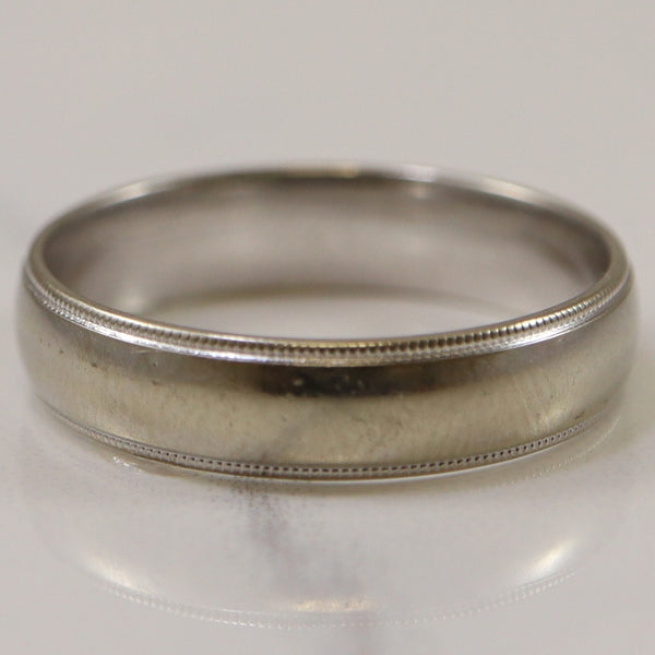 'Birks' White Gold Ring | SZ 10 |