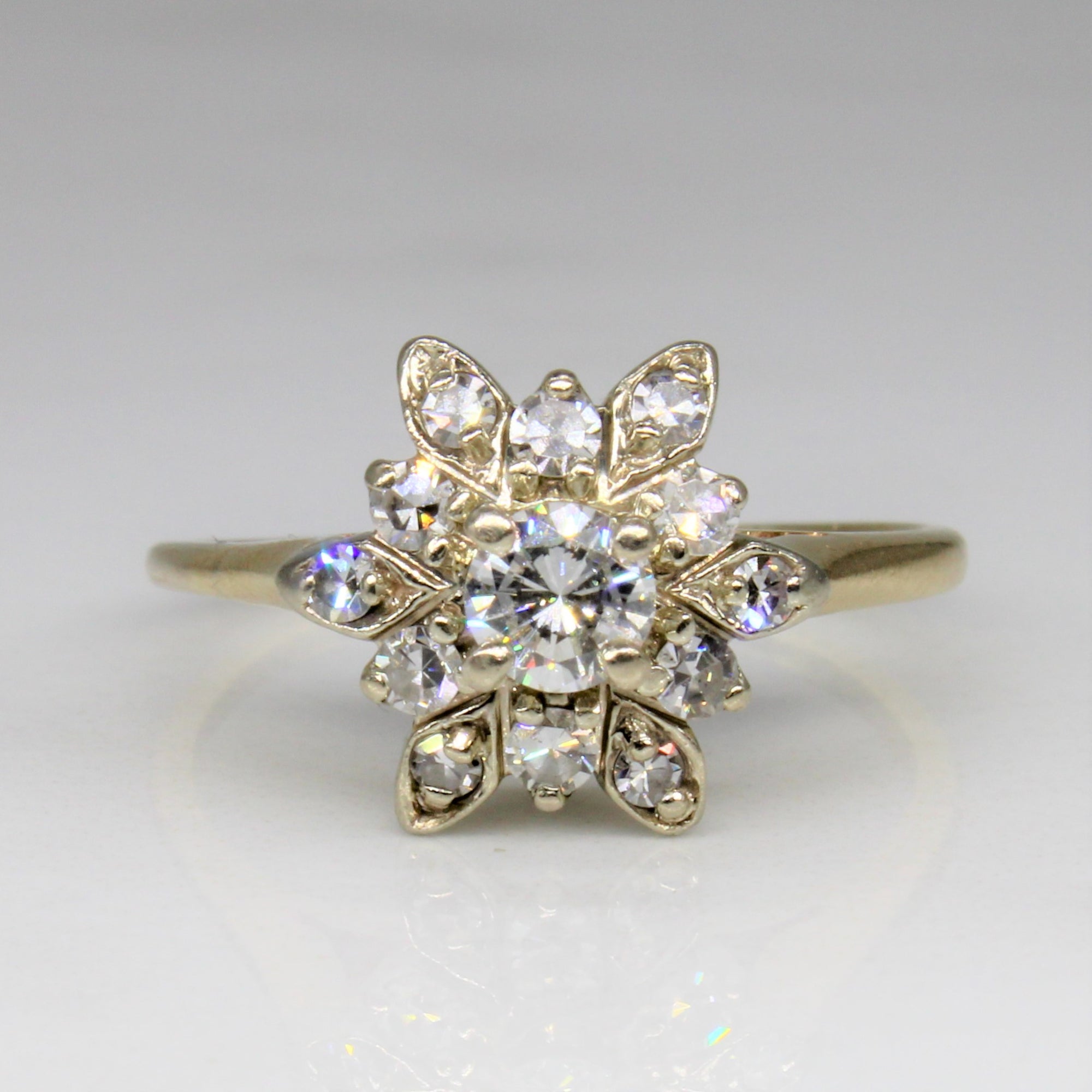 Diamond Burst Cluster Ring | 0.44ctw | SZ 6 |