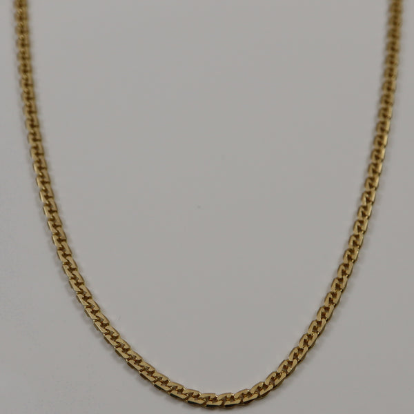 14k Yellow Gold Modified Anchor Chain | 29.5