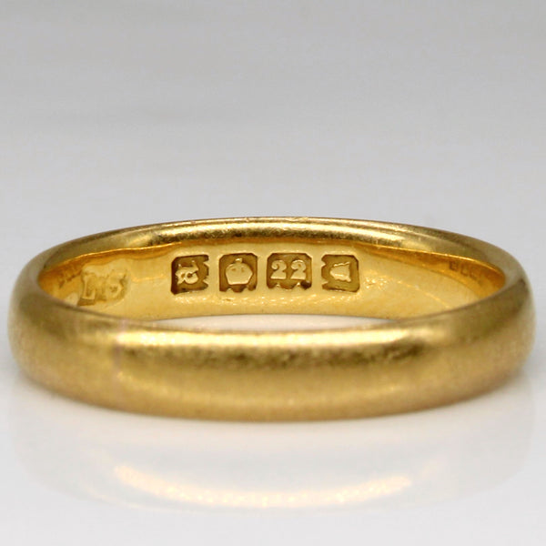 22k Yellow Gold Edwardian Era Band | SZ 5.25 |