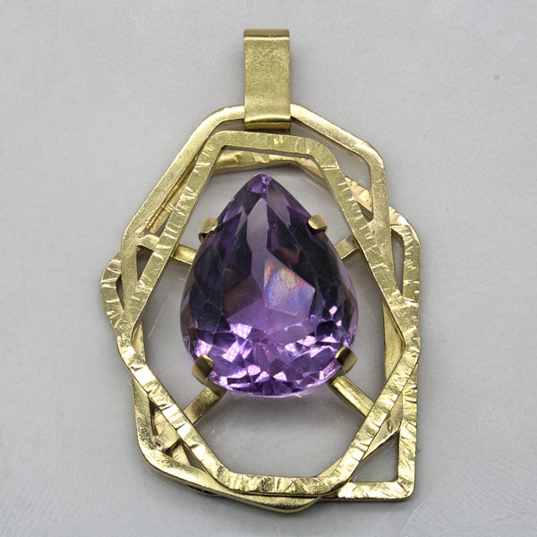 Abstract Amethyst Pendant | 15.25ct |