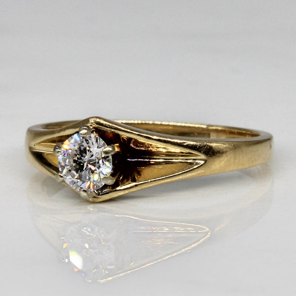Six Prong Diamond Engagement Ring | 0.27ct | SZ 6.25 |