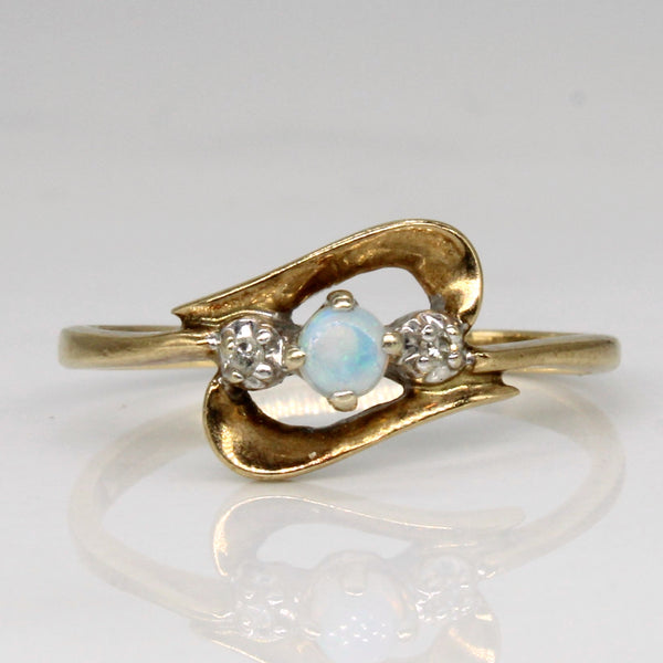 Opal & Diamond Ring | 0.06ct, 0.01ctw | SZ 5.5 |