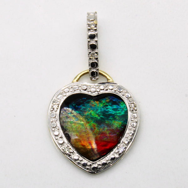 Ammolite Heart Pendant | 1.00ct |