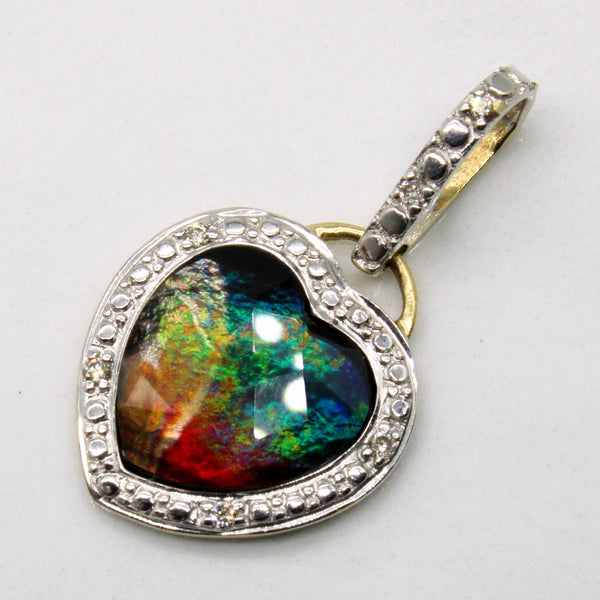 Ammolite Heart Pendant | 1.00ct |