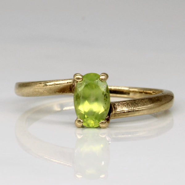 Peridot Bypass Ring | 0.46ct | SZ 5.25 |