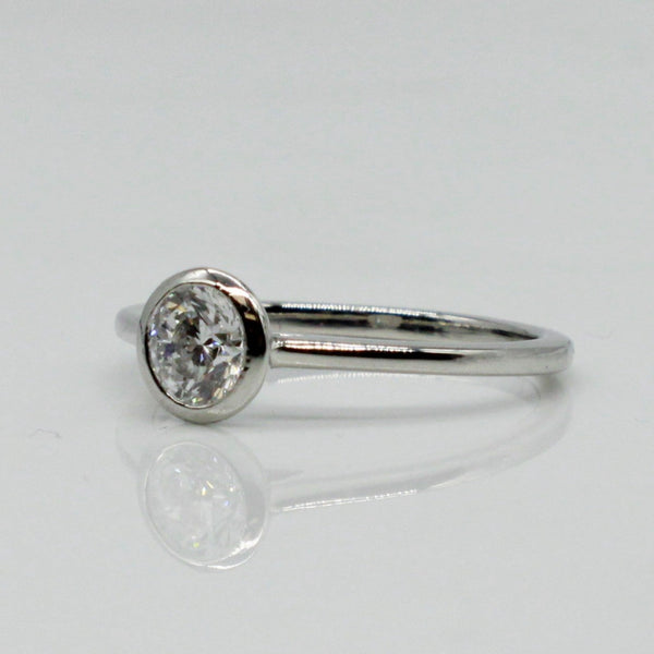 'Bespoke' Bezel Set Solitaire Engagement Ring | 0.51ct | SZ 6.5 |