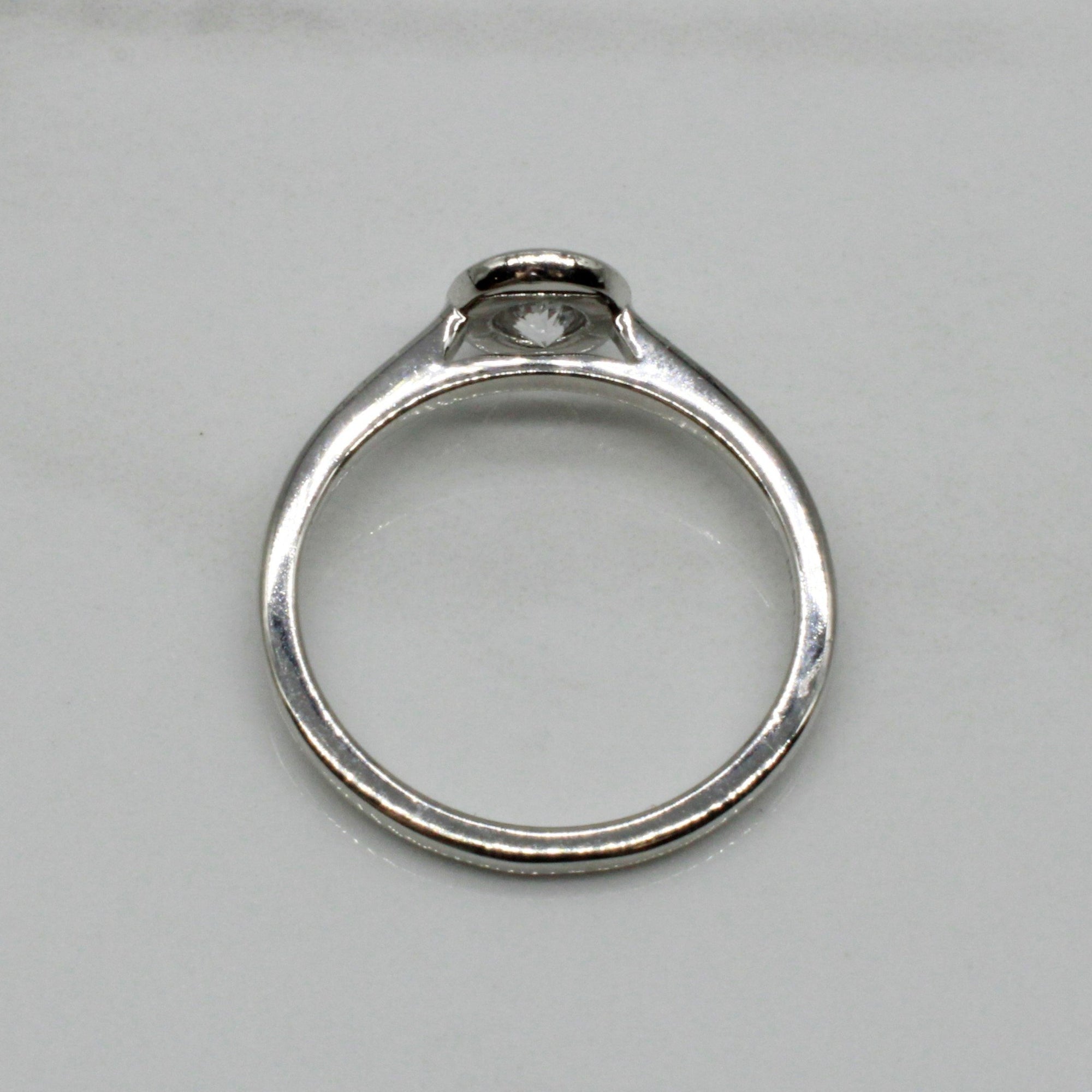 'Bespoke' Bezel Set Solitaire Engagement Ring | 0.51ct | SZ 6.5 |