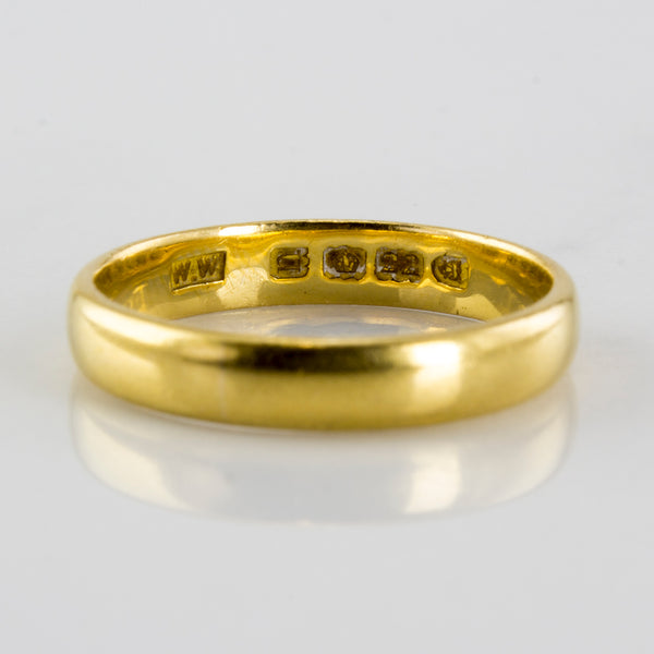 Edwardian Era Gold Wedding Ring | SZ 7.25 |