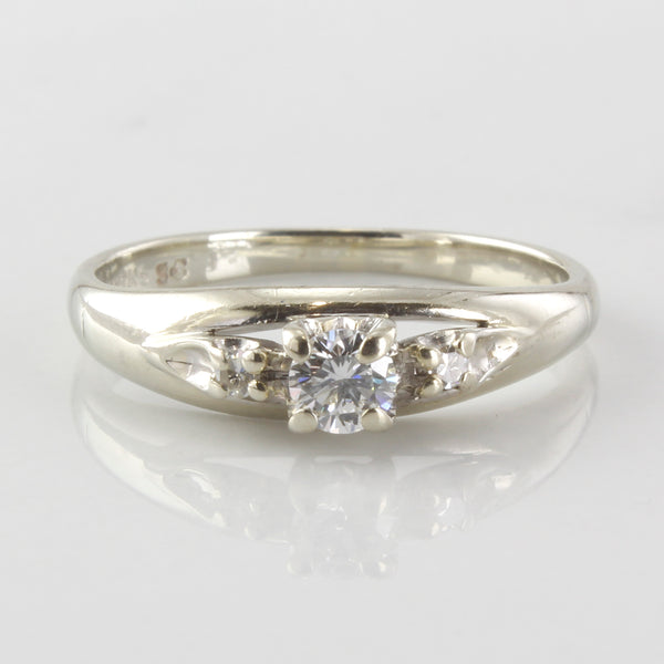 Three Stone Diamond Ring | 0.20ctw | SZ 6 |