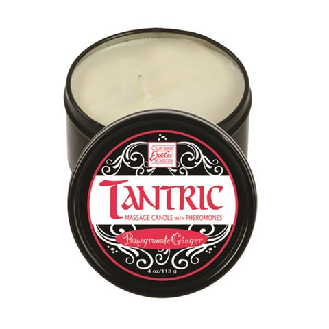 Tantric Soy Massage Candle With Pheromones - Pomegranate Ginger SE2254201