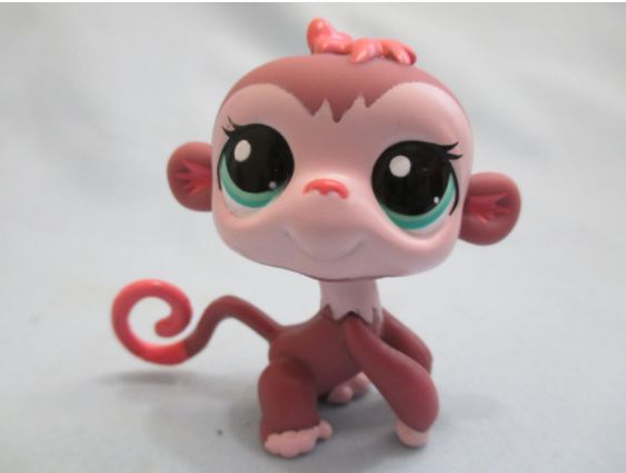 littlest pet shop pink monkey