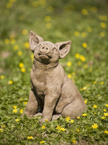Perky Pig Statue by Campania International