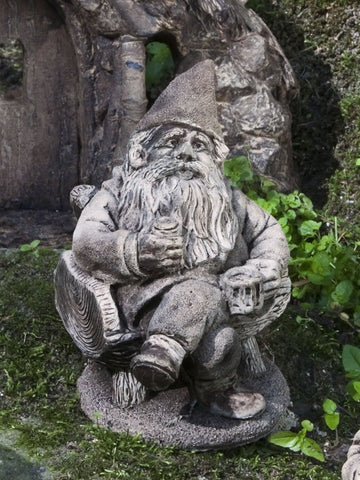 Gribblegrin Garden Gnome Statue by Campania International