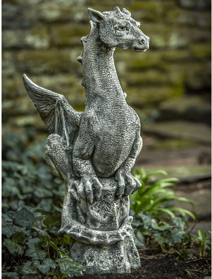 Campania International Abraxas Dragon Garden Statue