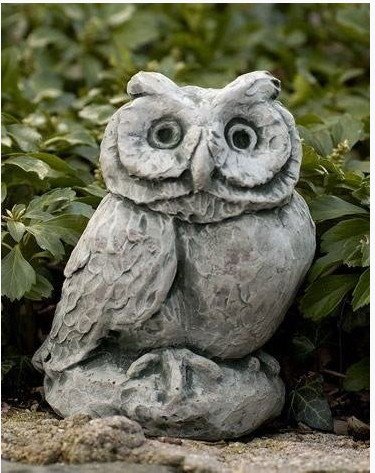 Campania International Merrie Little Owl Garden Statue