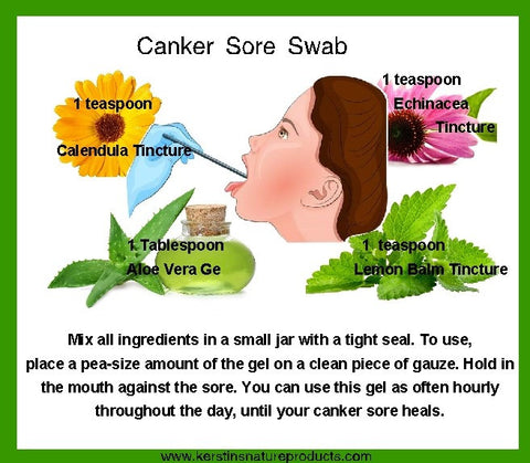 Canker Sore Swap Recipe - Kerstin's Nature Products