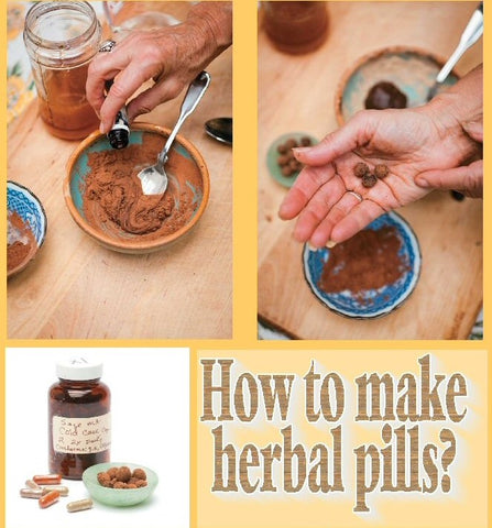 How to make herbal pills - Kerstin's Nature Products For People and Pets