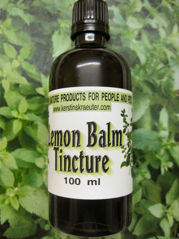 lemon balm tincture - Kerstin's Nature Products