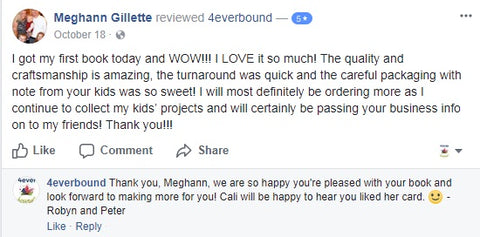 Five Star Facebook Review for 4everBound